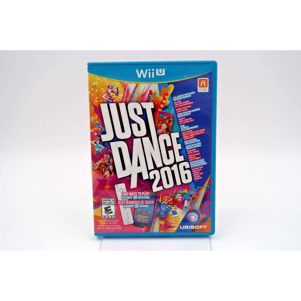 Just Dance 2016 Nintendo Wii U Ubisoft Complete Game